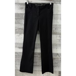 Kelly Dress Pants Pinstripe Black Stretch Flared Size 11 (Fit 30x30) Made USA